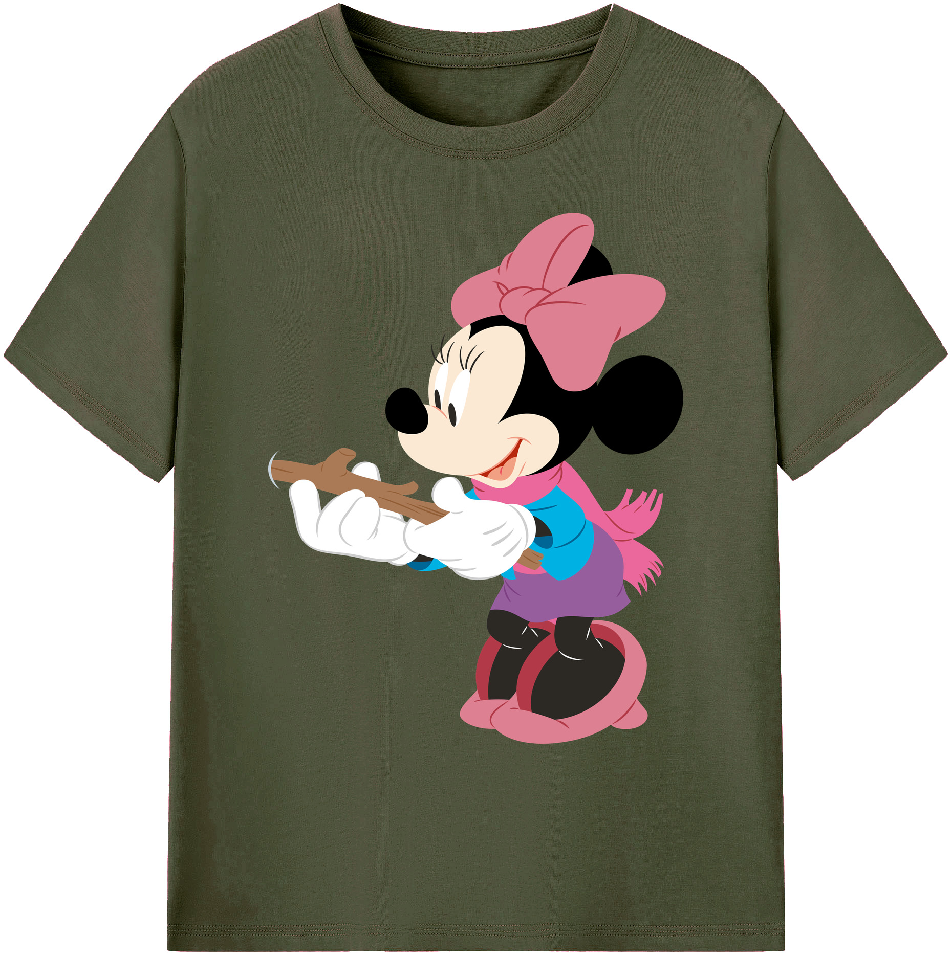 ミッキーマウス Mickey Mouse 綿100％ メンズ半袖Tシャツ｜肌触りやわらか＆通気性